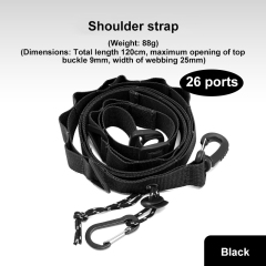 Outdoor Multifunctional 26 Holes Canopy Hanging Buckle Storage Rope Lanyard Clothesline Storage Belt