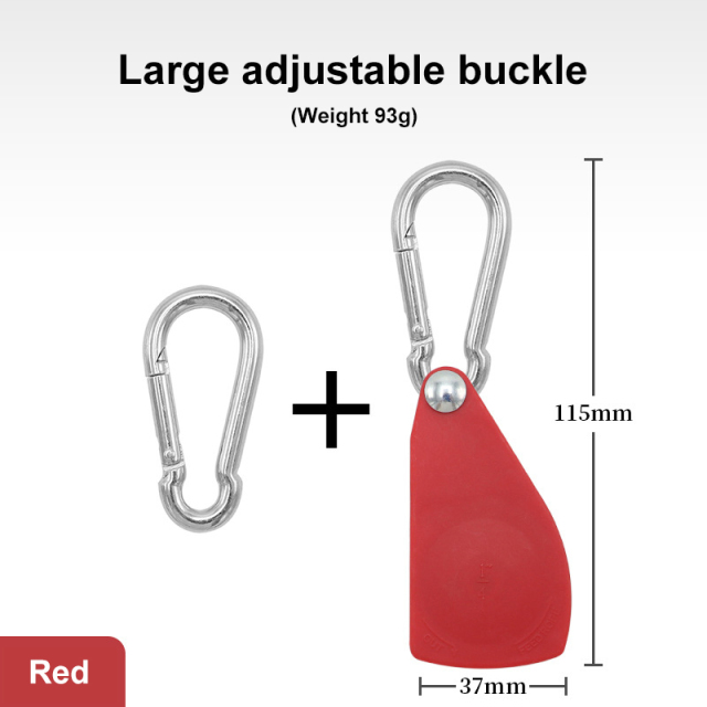 Pulley Rope Tensioning Device with Carabiners Quick Adjustment Secure Rope Ratcheting Tie Down for Canopy Tent Outdoor