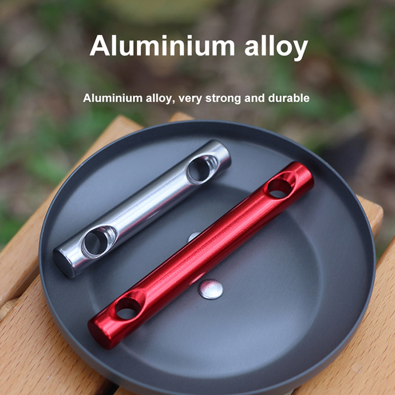 Aluminum Alloy Stable Ground Nail Buckle for Windproof Camping Tent Canopy Adjustment