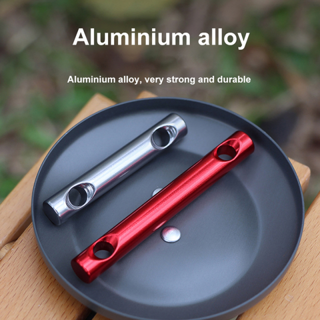 Aluminum Alloy Stable Ground Nail Buckle for Windproof Camping Tent Canopy Adjustment