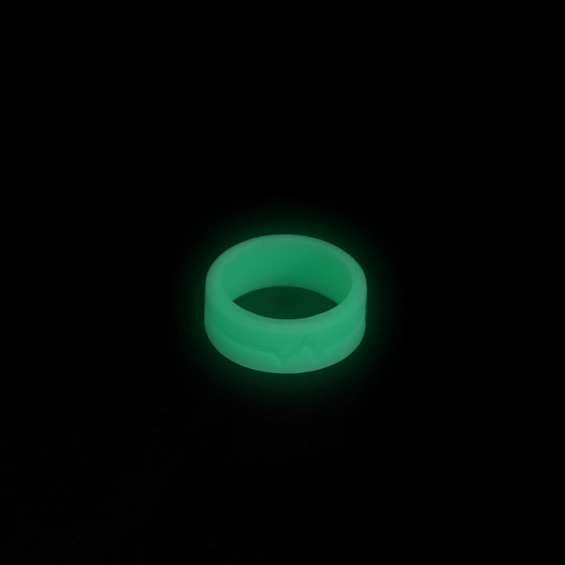 Silicone Soft Glow Luminos Ring Adult Men's and Women's Outdoor Sport Survival Light