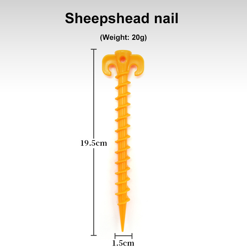 Plastic Tent Ground Nails for Outdoor Camping Trip