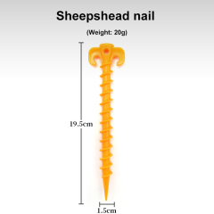 Plastic Tent Ground Nails for Outdoor Camping Trip