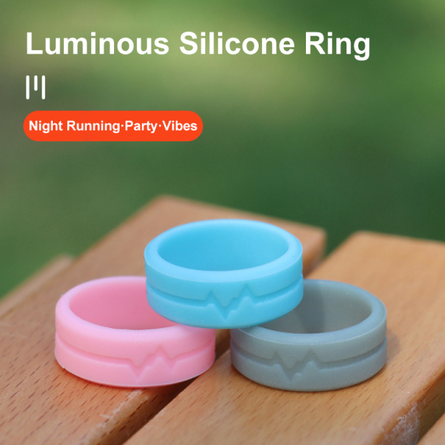 Silicone Soft Glow Luminos Ring Adult Men's and Women's Outdoor Sport Survival Light
