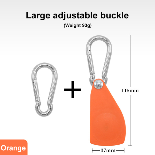 Pulley Rope Tensioning Device with Carabiners Quick Adjustment Secure Rope Ratcheting Tie Down for Canopy Tent Outdoor