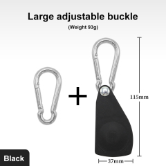 Pulley Rope Tensioning Device with Carabiners Quick Adjustment Secure Rope Ratcheting Tie Down for Canopy Tent Outdoor