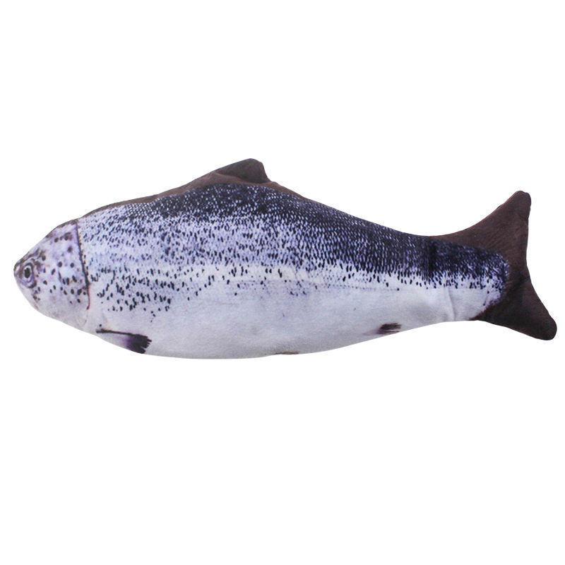 Cat Pet Chew Fish Toys Pillow Cat Scratch Board Scratching Toy