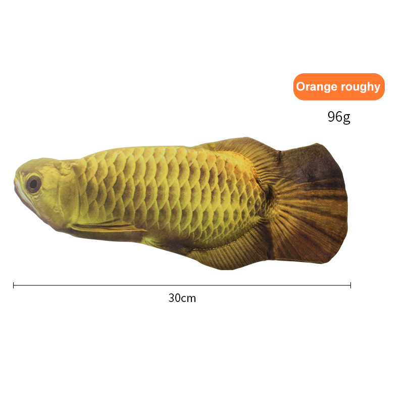 Cat Pet Chew Fish Toys Pillow Cat Scratch Board Scratching Toy