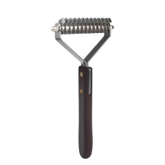 Pet Groomer Brush Removers Knot Cutter Dog Wooden Handle Comb Hair Grooming