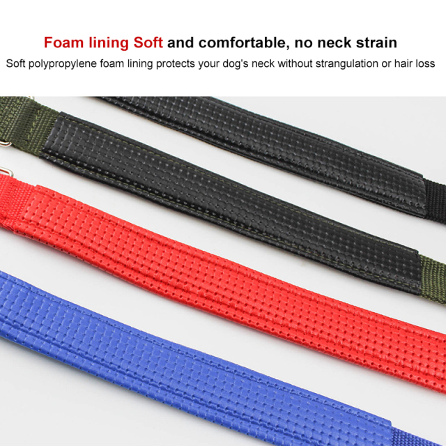 Pet Adjustable Double Layer Padded Collar P Durable Foam Neckband for Small Medium Large Dogs