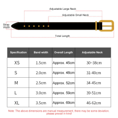 Pet Adjustable Double Layer Padded Collar P Durable Foam Neckband for Small Medium Large Dogs
