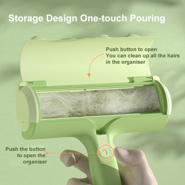 Pet Hair Remover Roller Removing Dog Cat Hair From FurnitureClothes Carpet Self-cleaning Lint Roller Brush Pets Cleaning Tools