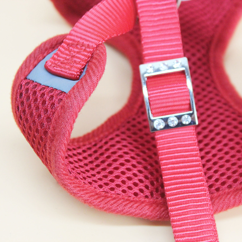 Mesh Pet Puppy Dog Vest Harness for Small Dogs Walking and Leash Set Cat Chain Leads Mascotas Accessory