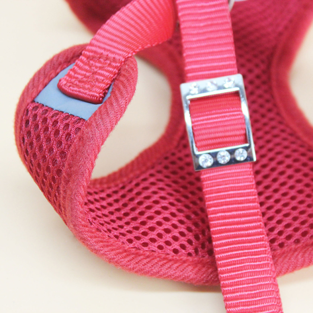 Mesh Pet Puppy Dog Vest Harness for Small Dogs Walking and Leash Set Cat Chain Leads Mascotas Accessory