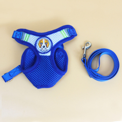 Mesh Pet Puppy Dog Vest Harness for Small Dogs Walking and Leash Set Cat Chain Leads Mascotas Accessory