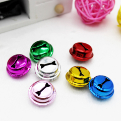 18mm Pet Necklace Metal Jingle Bells Loose Beads Festival Party Decoration Christmas Tree DIY Crafts Accessories