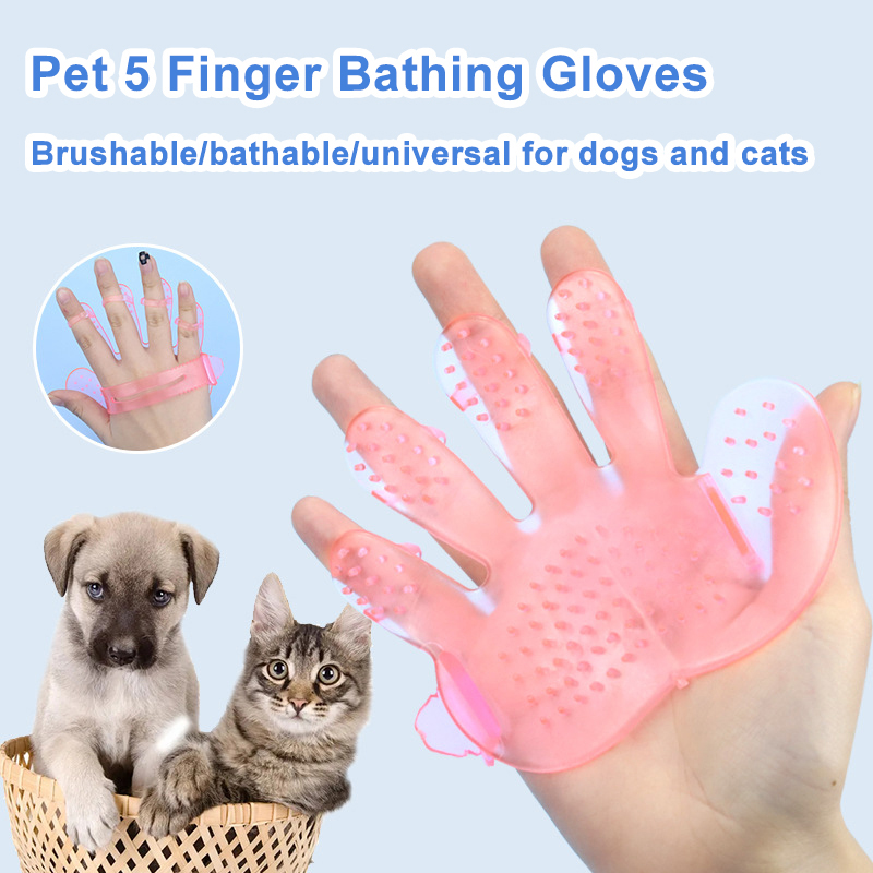 Pet Grooming Glove for Cat Brush Comb Hair Glove for Cat Dog Grooming