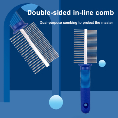 Tangle-Free Dog and Cat Grooming Comb for Pet Hair Care