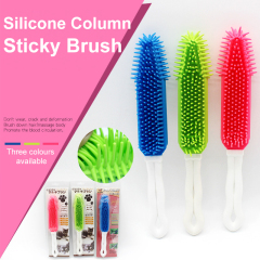 Hollow Silicone Post Pet Hair Removal Brush Comb for Dog and Cat Hair