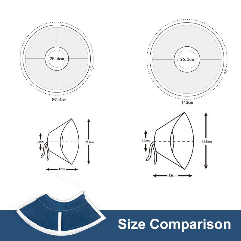 Anti-scratch Dog Cat Cone Collar for Pet Bite Protection Ring