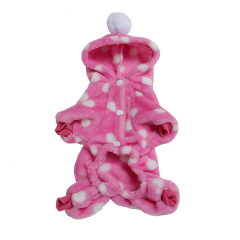 Pet Cotton Clothes Fur Ball Flannel Material Autumn And Winter Pet Clothes for Soft Plush Small Medium Dogs