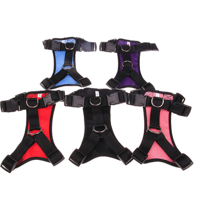 Pet Vest Harness Collar Lead With Car Vehicle Safety Belt Auto Travel Cat Dog Puppy Pet Harness Lead Leash Seat Belt