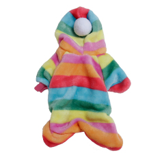 Pet Cotton Clothes Fur Ball Flannel Material Autumn And Winter Pet Clothes for Soft Plush Small Medium Dogs