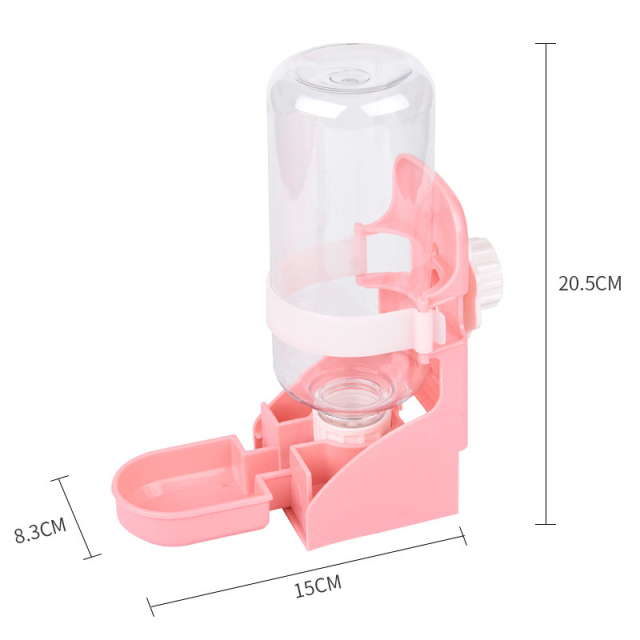 Automatic Hanging Cage Water Dispenser Pet Waterer for Pigeons Rabbits Cats and Dogs