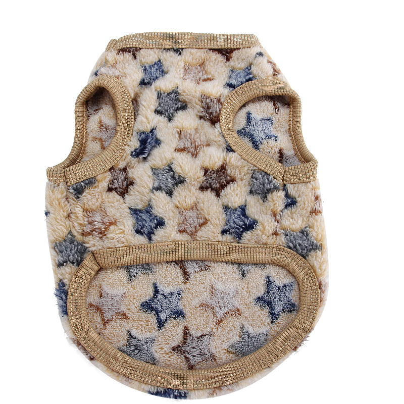 Pet Cat and Dog Vest with Embroidery Clothing for Warm Winter