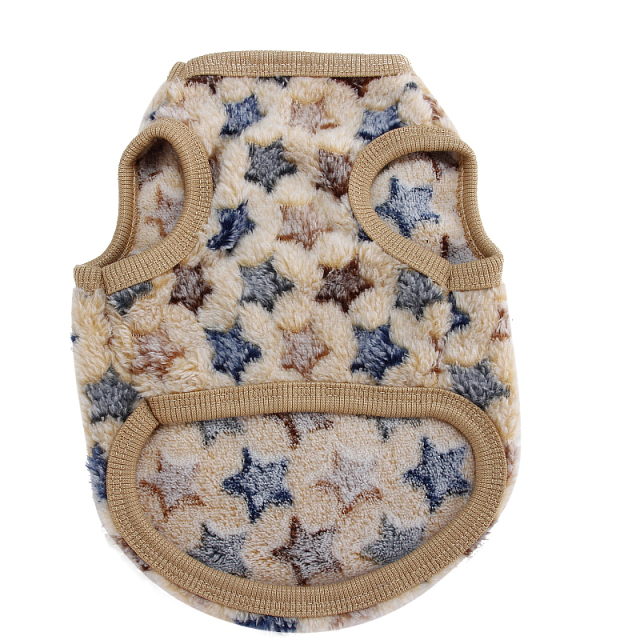 Pet Cat and Dog Vest with Embroidery Clothing for Warm Winter