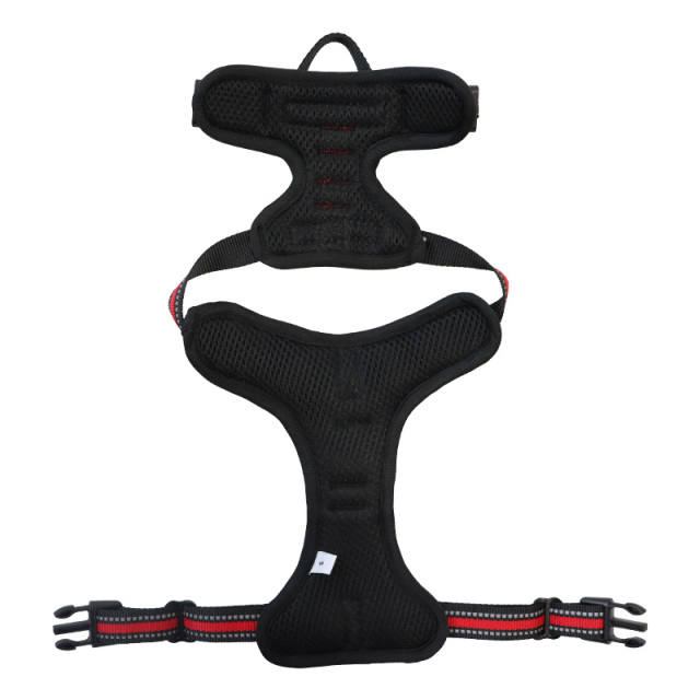 Adjustable Reflective Dog Vest Harness Pet No Pull Dog Harness Release at Neck Easy Control Handle for Small Medium Large Dogs