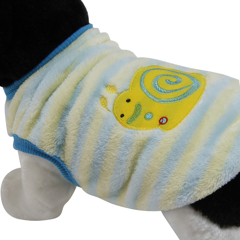 Pet Cat and Dog Vest with Embroidery Clothing for Warm Winter