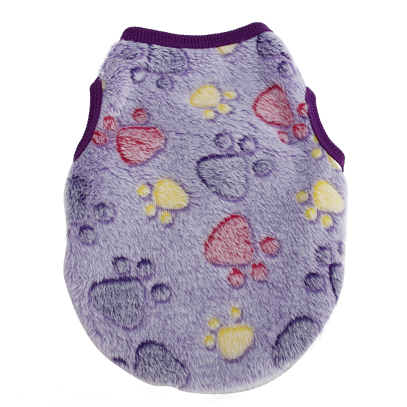 Pet Cat and Dog Vest with Embroidery Clothing for Warm Winter
