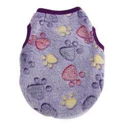 Pet Cat and Dog Vest with Embroidery Clothing for Warm Winter