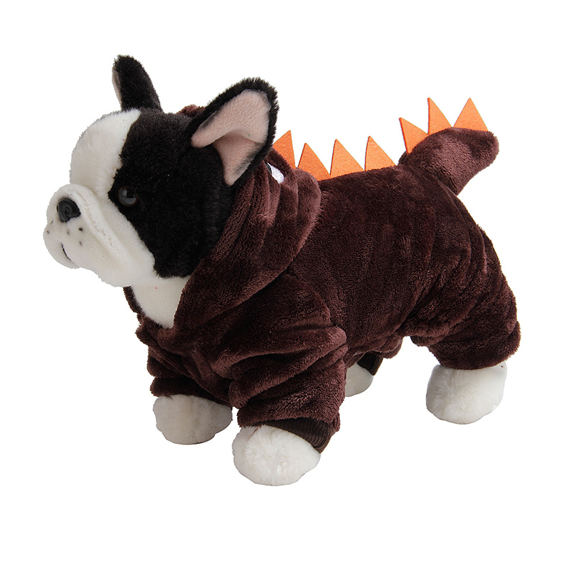 Pet Winter Clothes Dinosaur Costume Cute and Funny Transformation Attire Outfit