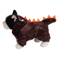 Pet Winter Clothes Dinosaur Costume Cute and Funny Transformation Attire Outfit