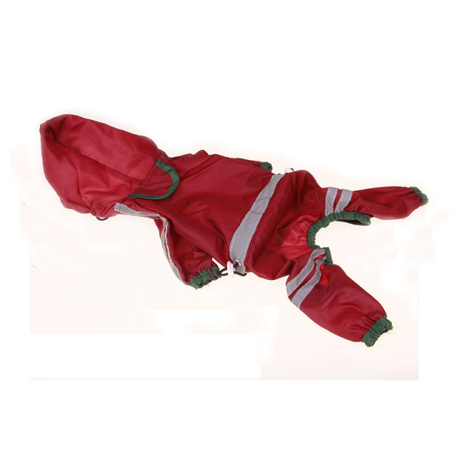 Pet Dog Waterproof Raincoat Jumpsuit Reflective Rain Coat Sunscreen Dog Outdoor Clothes Jacket for Small Pet Supplies