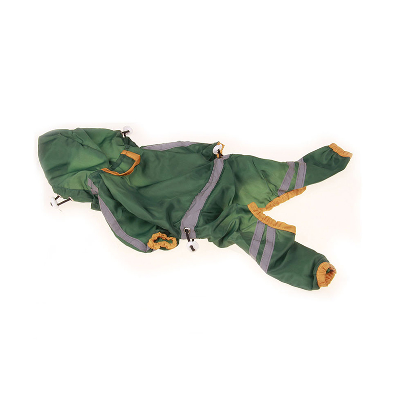 Pet Dog Waterproof Raincoat Jumpsuit Reflective Rain Coat Sunscreen Dog Outdoor Clothes Jacket for Small Pet Supplies