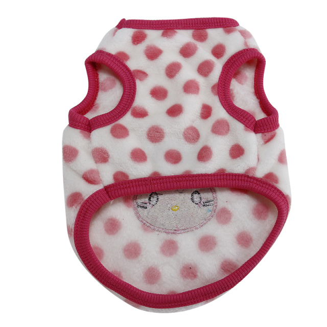 Pet Cat and Dog Vest with Embroidery Clothing for Warm Winter