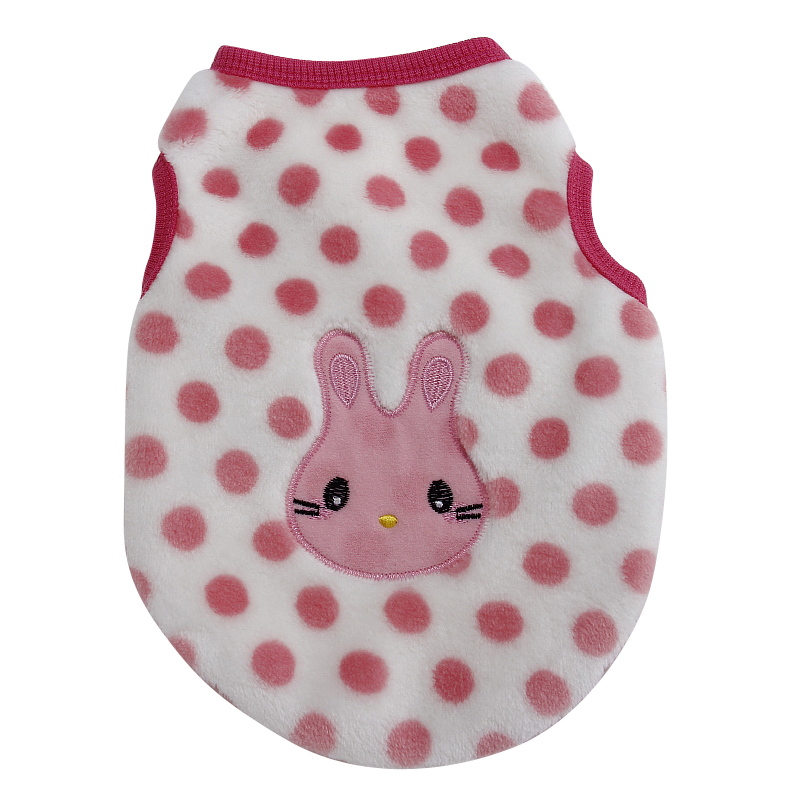 Pet Cat and Dog Vest with Embroidery Clothing for Warm Winter