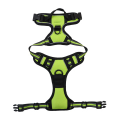 Adjustable Reflective Dog Vest Harness Pet No Pull Dog Harness Release at Neck Easy Control Handle for Small Medium Large Dogs