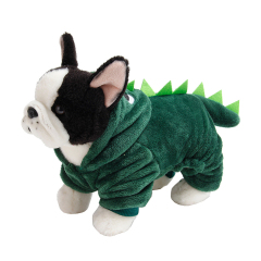 Pet Winter Clothes Dinosaur Costume Cute and Funny Transformation Attire Outfit