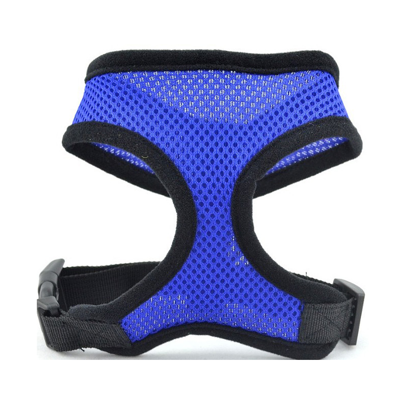 Small Dog Traction Mesh Cloth Collar for Puppy Vest Wire Nylon Harness Pet Supplies