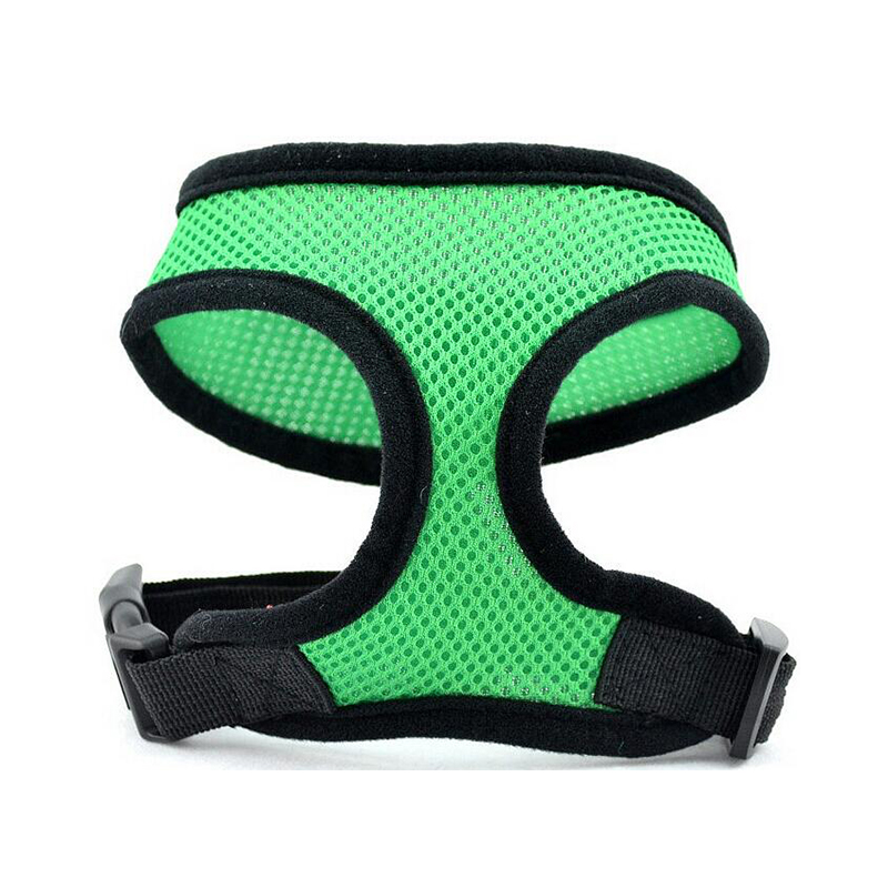 Small Dog Traction Mesh Cloth Collar for Puppy Vest Wire Nylon Harness Pet Supplies