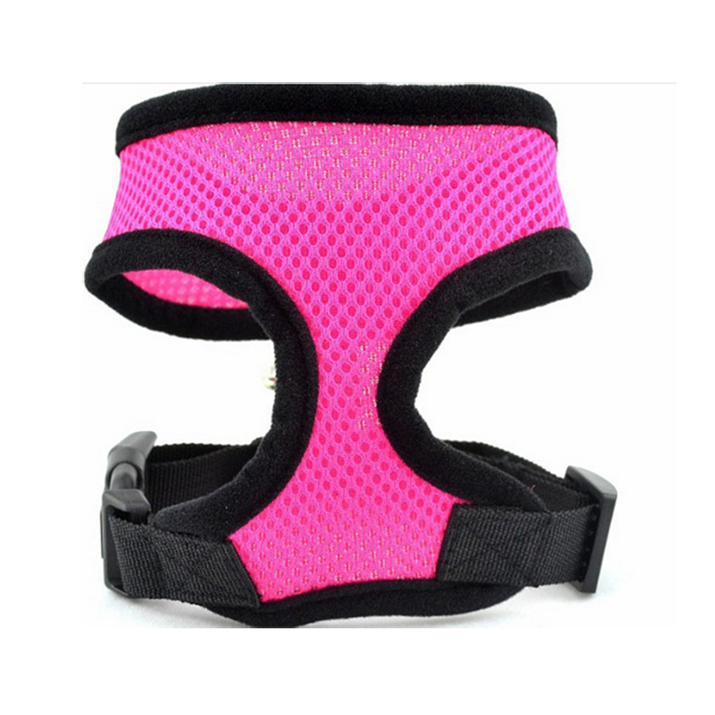 Small Dog Traction Mesh Cloth Collar for Puppy Vest Wire Nylon Harness Pet Supplies