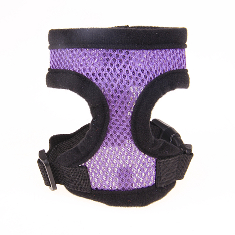 Small Dog Traction Mesh Cloth Collar for Puppy Vest Wire Nylon Harness Pet Supplies