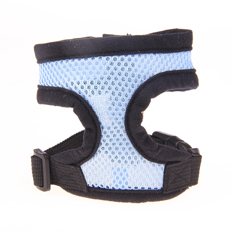 Small Dog Traction Mesh Cloth Collar for Puppy Vest Wire Nylon Harness Pet Supplies