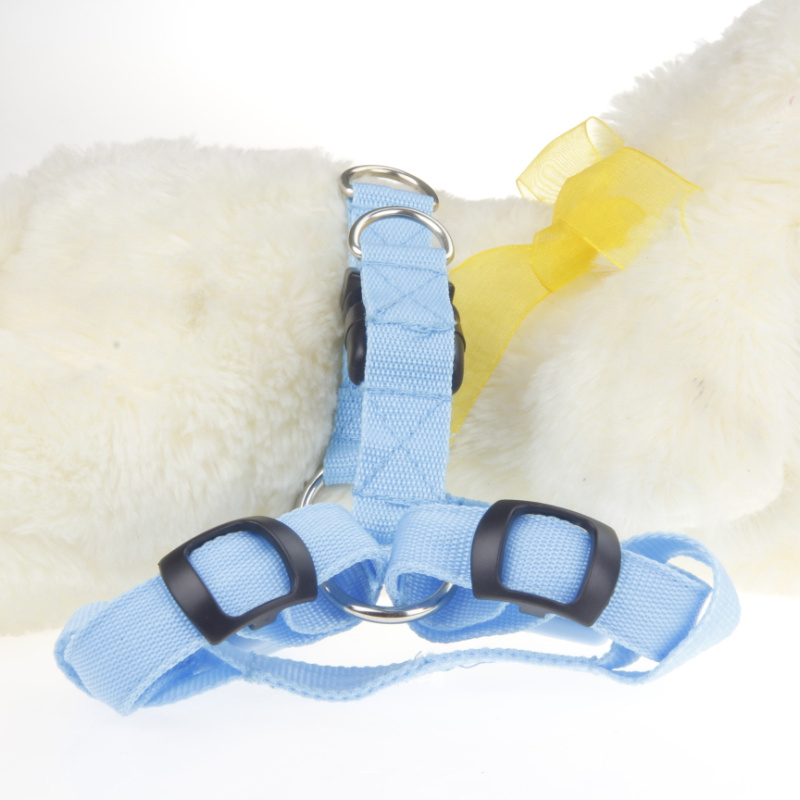 Small Dog LED Traction Collar for Puppy Vest Wire Nylon Harness Pet Supplies