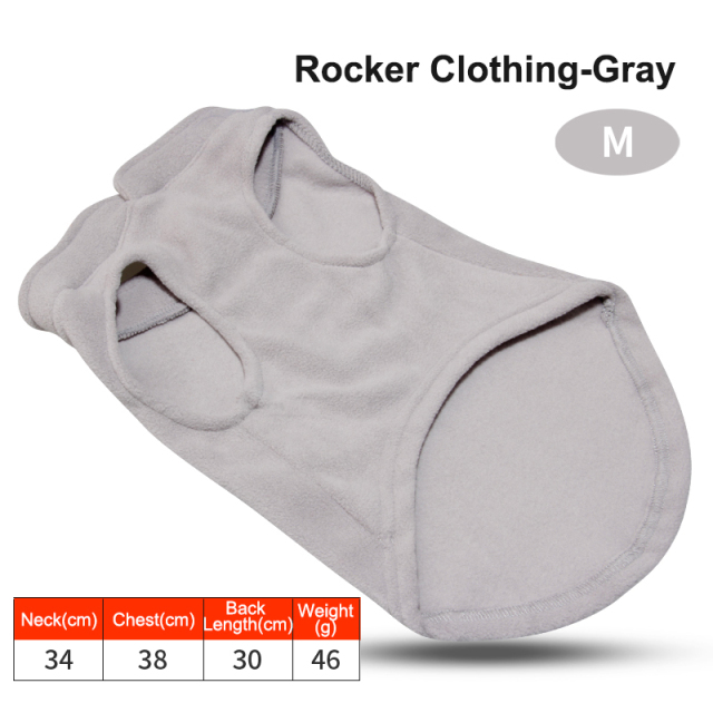 Fleece Vests Pet Clothes for Autumn and Winter Outdoor Sportswear