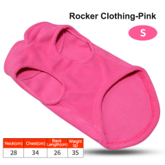 Fleece Vests Pet Clothes for Autumn and Winter Outdoor Sportswear
